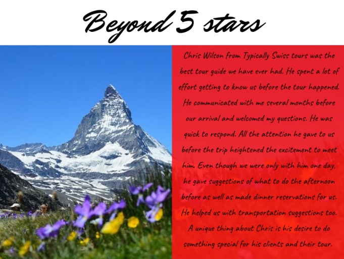 Five stars from this trip review