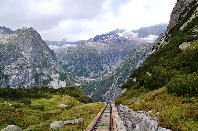 Mountains railway Switzerland