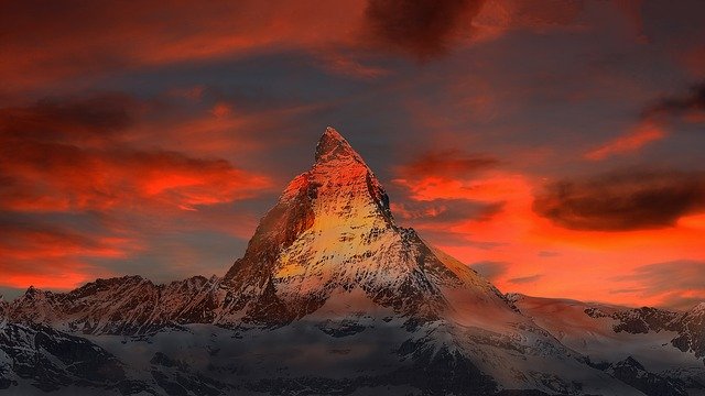 The Matterhorn in Switzerland